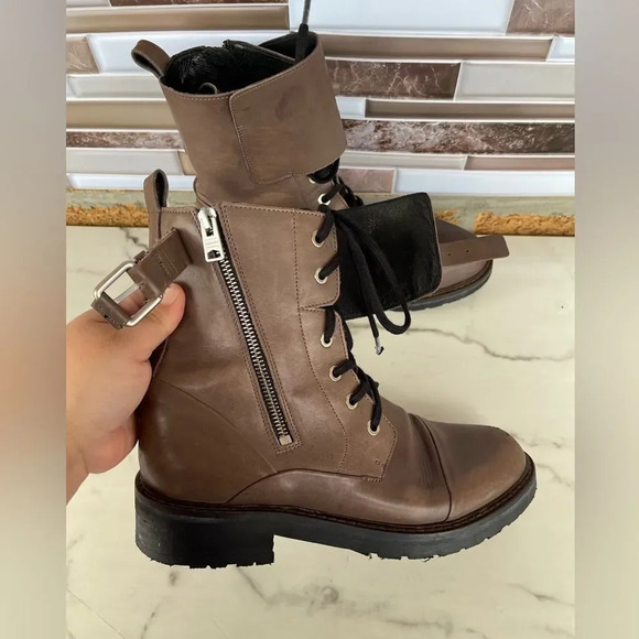 ALLSAINTS Daria Cuffed Combat Boot 39/8.5 - Picture 15 of 15